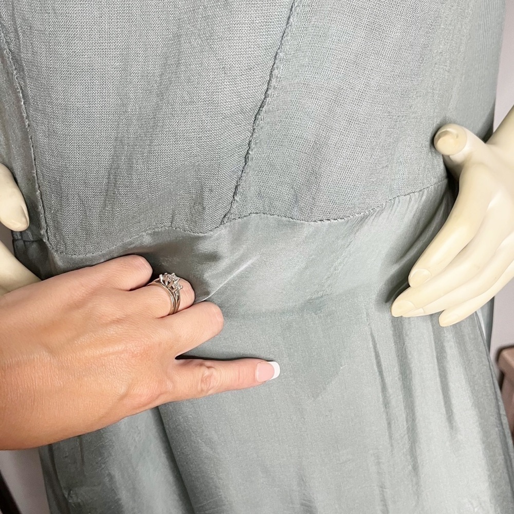 Bella Amore Sleeveless chiffon summer Dress Sz M - Picture 8 of 8